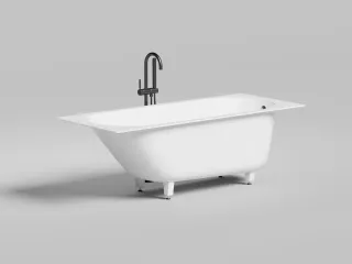 Ванна из искусственного камня Salini Ornella S-Sense 102313MRH 170x70см RAL снаружи